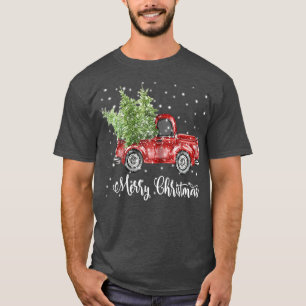 Camiseta Vintage Red Truck Com Feliz Natal Esposa H
