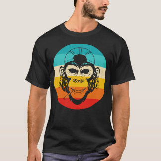 Camiseta Vintage Reggae Monkey