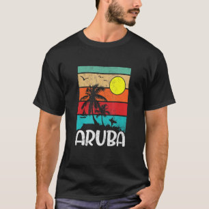 Camiseta Vintage Relaxando Aruba Tropical Sandy S