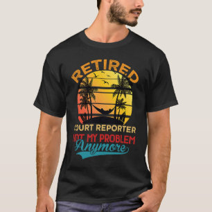 Camiseta Vintage, Repórter do Tribunal Reformado, não é pro