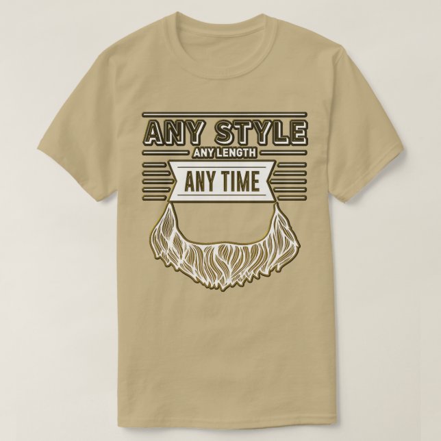 Camiseta Vintage Retrai Qualquer Estilo Comprimento Barber  (Frente do Design)