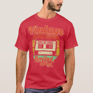 Camiseta Vintage Retro 1936 Cassette Tape Oldies Mas Goodie