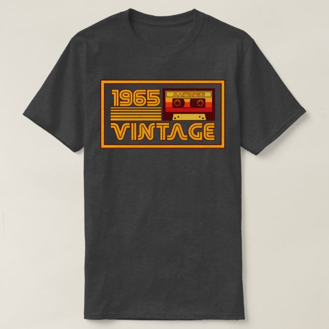 Camiseta Vintage Retro 1965 - Fita Cassete Masterpart (Frente do Design)