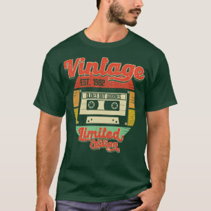 Camiseta Vintage Retro 1982 Cassette Tape Oldies Mas Goodie