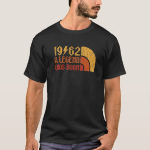 Camiseta Vintage Retro 60Th Birthday Tee A Legend Was Born