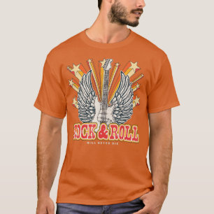 Camiseta Vintage Retro 90s Rock Roll Music Guit
