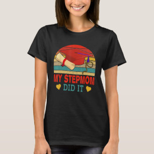 Camiseta Vintage Retro A Minha Stepmama Fez Isso, Orgulhosa