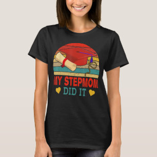 Camiseta Vintage Retro A Minha Stepmama Fez Isso, Orgulhosa