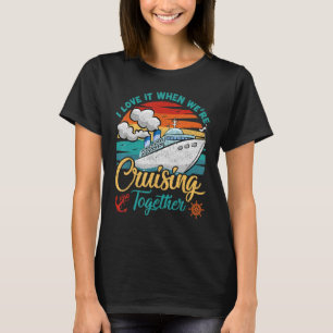 Camiseta Vintage Retro Adoro quando estamos cruzando os den