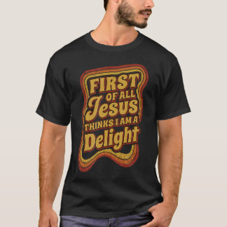 Camiseta Vintage Retro Antes De Mais Nada Jesus Acha Que So