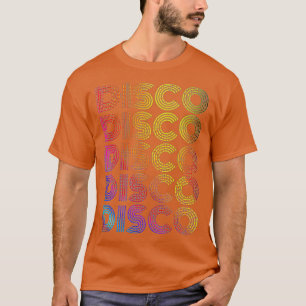 Camiseta Vintage Retro Antiga do Partido Dançarino de Disco