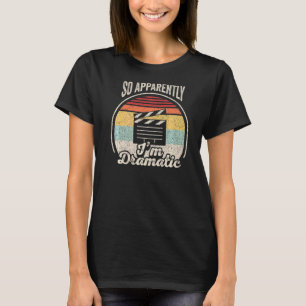Camiseta Vintage Retro Aparentemente sou Ator Dramático