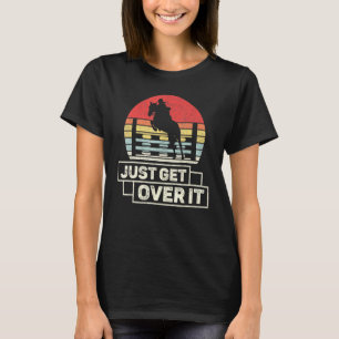 Camiseta Vintage Retro Apenas Supere O Cavalo Equestre