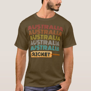 Camiseta Vintage Retro Austrália Cricket