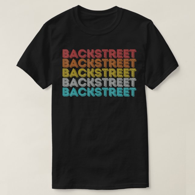Camiseta Vintage Retro Backstreet (Frente do Design)