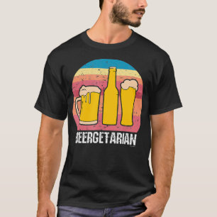 Camiseta Vintage Retro Beergetarian Beer Beer Beer
