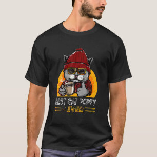Camiseta Vintage Retro Best Cat Poppy Eternamente Engraçado