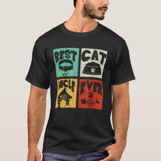 Camiseta Vintage Retro Best Cat Uncle Ever Matching Owner F