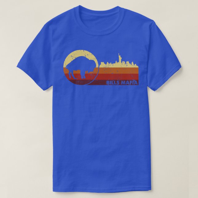 Camiseta Vintage Retro Bills Mafia (Frente do Design)