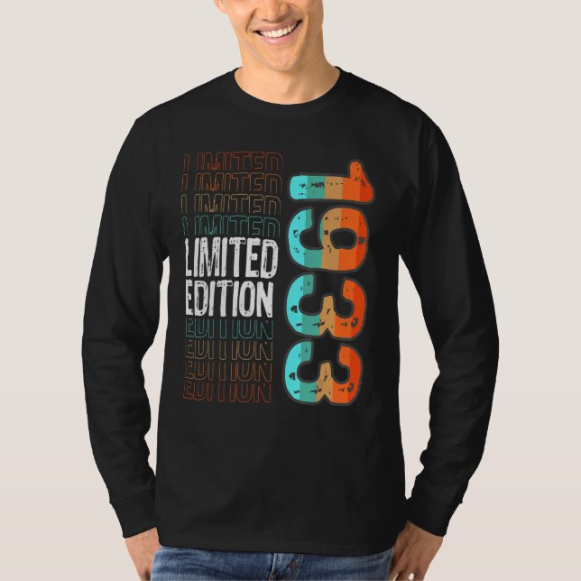 Camiseta Vintage Retro Birth Year 1933 (Frente)