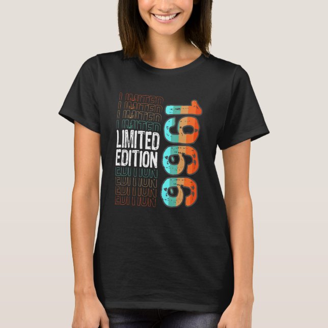 Camiseta Vintage Retro Birth Year 1966 (Frente)