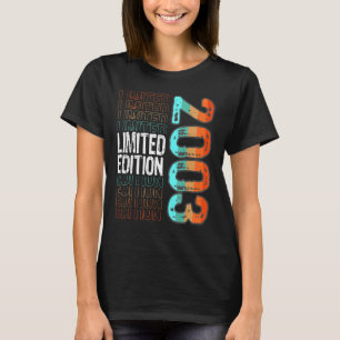 Camiseta Vintage Retro Birth Year 2003