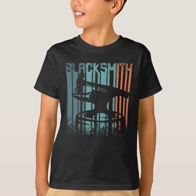 Camiseta Vintage Retro Blacksmith (Frente)