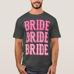 Camiseta Vintage Retro Bride Rodeio Cowgirl Bachelorette Pa