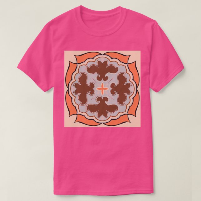 Camiseta Vintage Retro Brown Beige Renaissance Standard (Frente do Design)