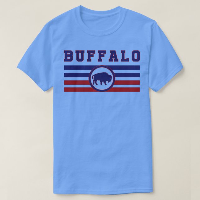 Camiseta Vintage Retro Buffalo (Frente do Design)