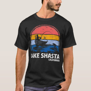 Camiseta Vintage Retro California Shasta Lake Summer Fishin