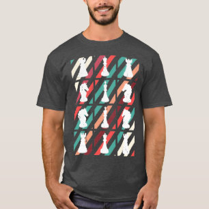 Camiseta Vintage Retro Chess Players Boardgame Checkmate Gi