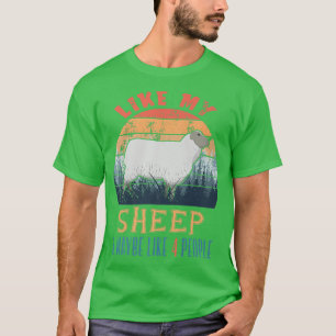Camiseta Vintage Retro Como Minha Ovelha E Talvez Como 4 Pe
