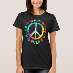 Camiseta Vintage Retro Costume Hippy Antigo Hippies Regra H