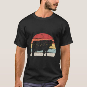 Camiseta Vintage Retro Cow