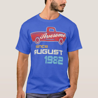 Camiseta Vintage Retro Crote Birthday Truck Incrível Desde