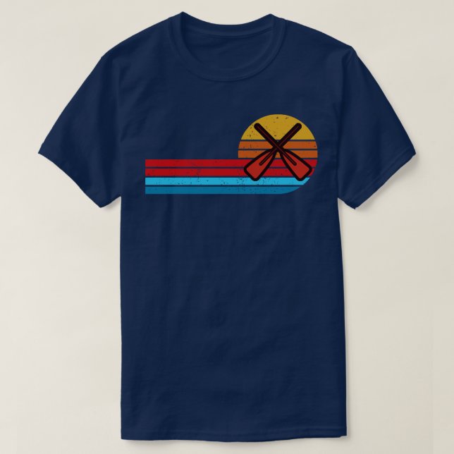 Camiseta vintage retro cruzado (Frente do Design)