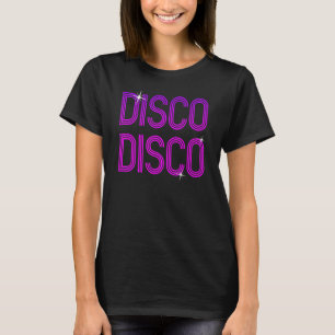 Camiseta Vintage Retro Disco Disco 70s, 80s Festa da Famíli