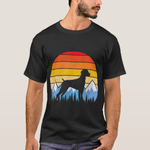 Camiseta Vintage Retro Dog Oferece Ponteiro Alemão Curto