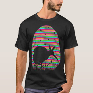 Camiseta Vintage Retro Easter Ovo Lover Kiwi Páscoa Bird Su