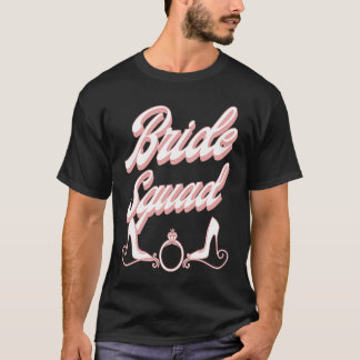 Camiseta Vintage Retro Equipe da Noiva Festa de Despedida d