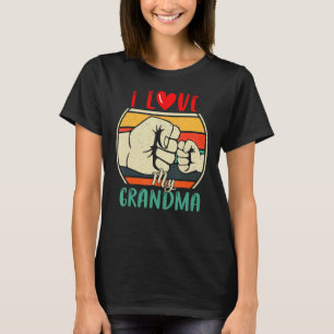 Camiseta Vintage Retro Eu Amo Minha Avó Matando Família Mo