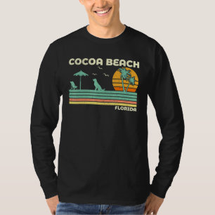 Camiseta Vintage Retro Familiar Férias Florida Cocoa Beach