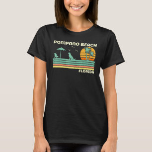 Camiseta Vintage Retro Familiar Vacinação Flórida Pompano B