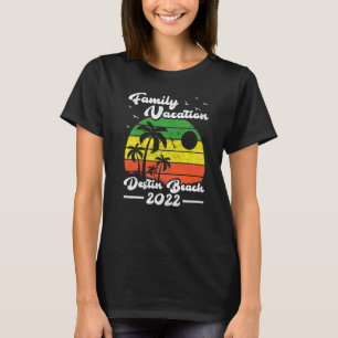 Camiseta Vintage Retro Family Vacation 2022 Florida Destin