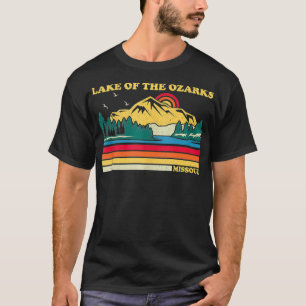 Camiseta Vintage Retro Family Vacation Missouri Lake Of The
