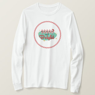 Camiseta Vintage/Retro Feliz e Brilho