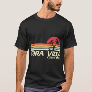 Camiseta Vintage Retro Férias Familiares Costa Rica Pura Vi