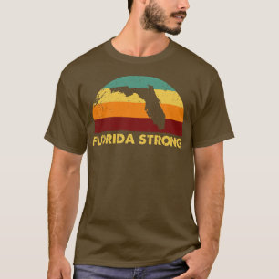 Camiseta Vintage Retro Florida Strong