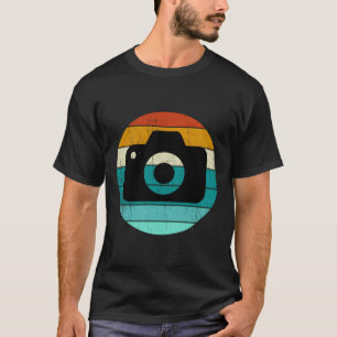 Camiseta Vintage Retro Fotografer Camera Graphic Photogra
